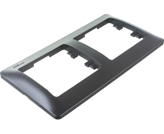 2-местная горизонтальная рамка Schneider Electric Glossa графит GSL001302 – изображение 4