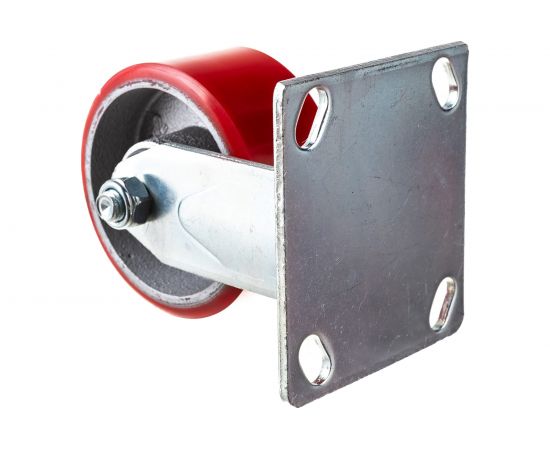 Колесо большегрузное полиуретановое неповоротное 100 мм MFK-TORG FCP42 1041100 – изображение 4