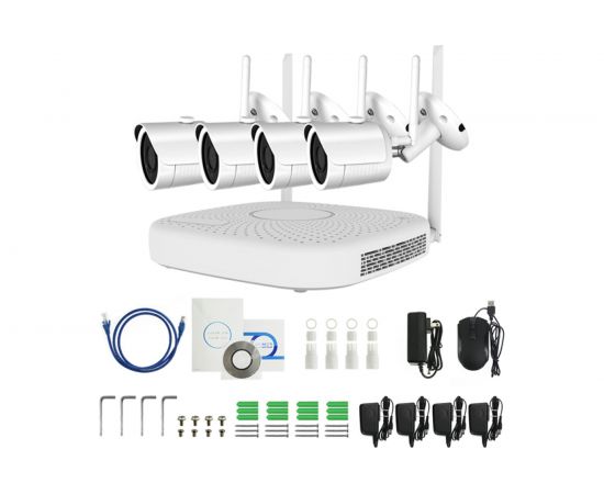 Беспроводной набор видеонаблюдения IVUE IVUE-W5004-1080-B4 – изображение 4