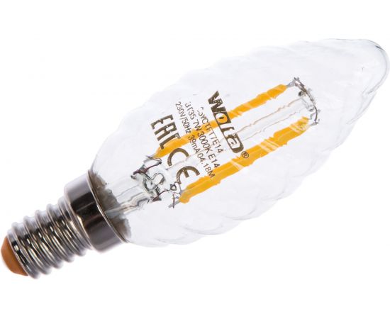 Лампа LED Wolta FILAMENT, 3000К, 25YCTFT7E14 – изображение 4