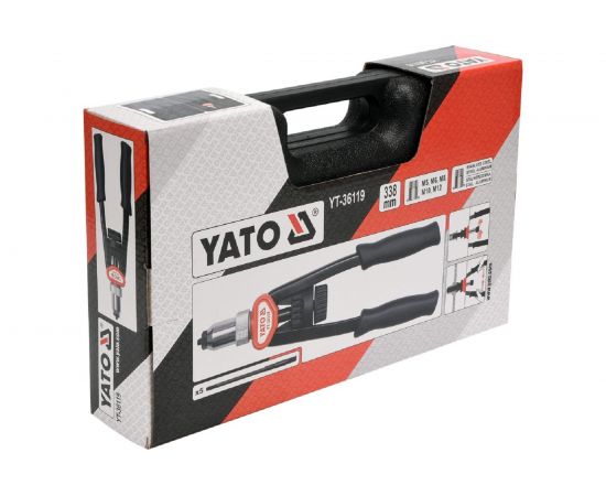 Заклепочник для резьбовых заклепок YATO М5-М12 YT-36119 – изображение 5