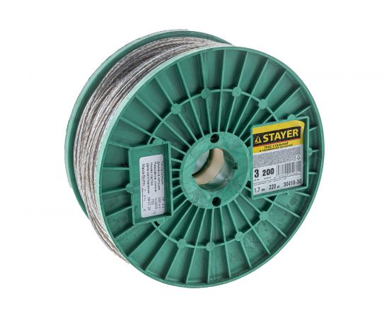 Стальной трос MASTER в полимерной оболочке STAYER 30410-30 – изображение 5