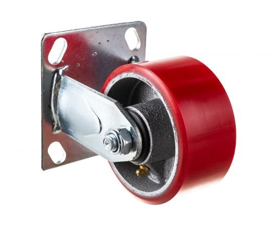 Колесо большегрузное полиуретановое неповоротное 100 мм MFK-TORG FCP42 1041100 – изображение 5