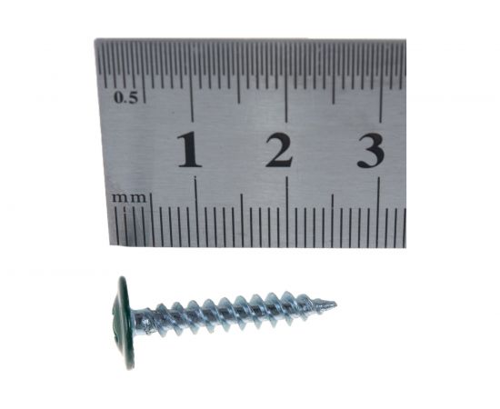 Саморезы с пресс-шайбой Госкреп 4.2х25 мм, зеленые, RAL6005, 20 шт. 1-0017390 – изображение 5