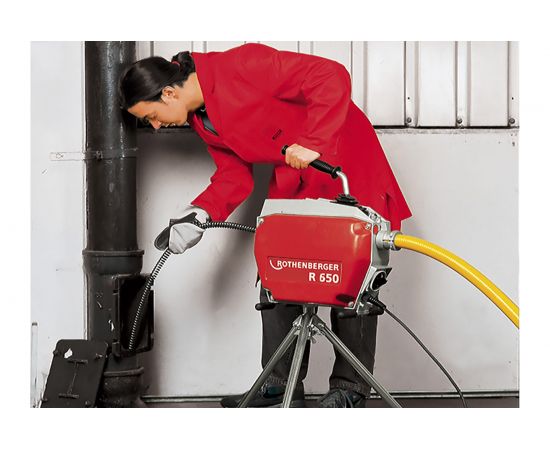 Переносная электрическая машина для чистки труб 800Вт Rothenberger R650 72680 – изображение 6