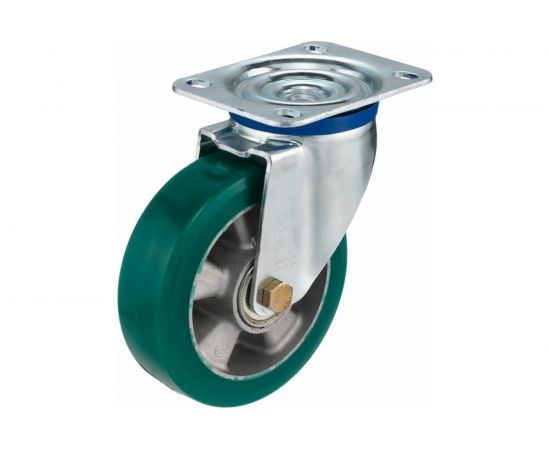 Колесо с вращающейся опорой и пластиной крепления (160 мм; 500 кг) Tellure Rota 624504 – изображение 7