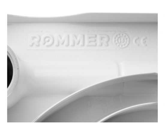 Биметаллический радиатор ROMMER Optima BM 500 10 секций RAL9016 89573 – изображение 9
