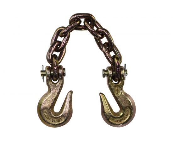 Тяговая цепь с крюками для слесарных работ WIEDERKRAFT соединитель цепей, 6 т длина 45 см WDK-0504 
