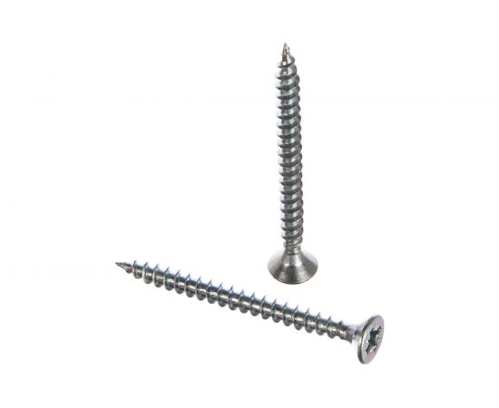 Саморез Стройметиз 4,0х45 универсальный, белый цинк уп. 200 шт. 2150685 