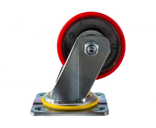 Колесо большегрузное с полиуретановой шинкой С-4102-DUS поворотное, без тормоза, г/п 350 кг, 99 мм EURO-LIFT 00018518 