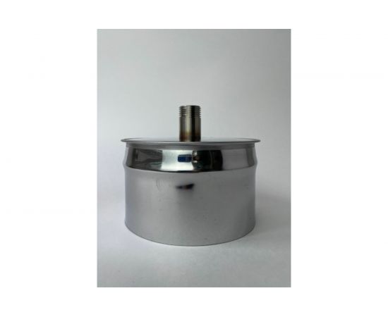 Заглушка с конденсатоотводом Прок внутренняя, диаметр 150 ПР029912 