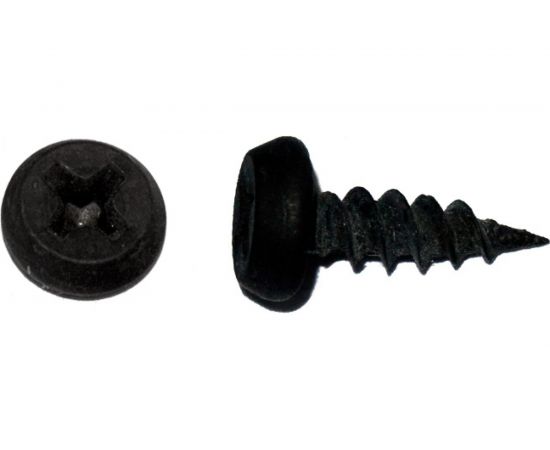 Саморез клоп КРЕП-КОМП острый, черный, 3,5x11 250 шт. кчо11мф 