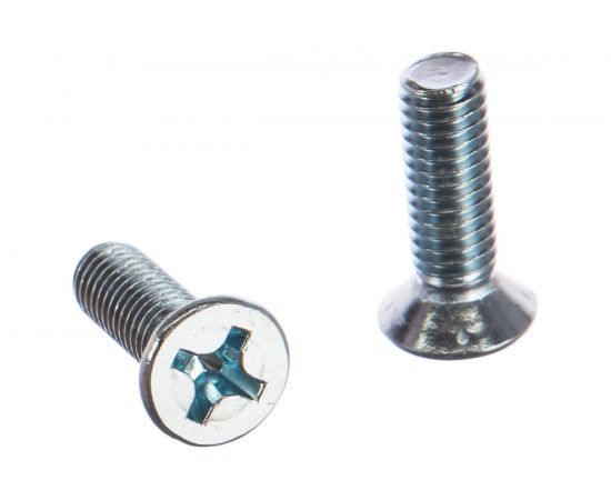 Винт Tech-Krep DIN965 с потайной головкой, оцинкованный М6х20 12 шт - пакет 103001 