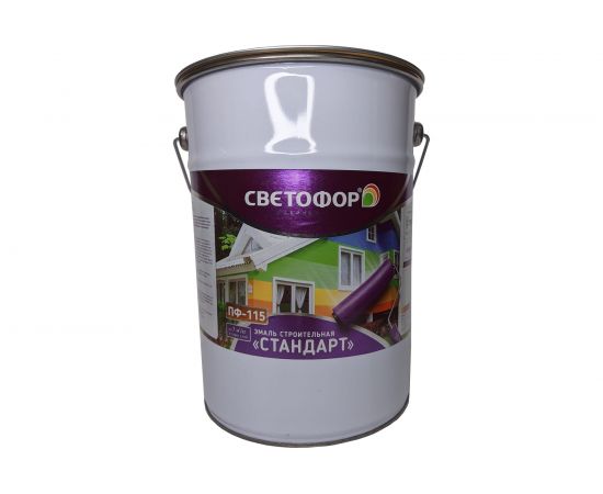 Эмаль Светофор СТАНДАРТ ПФ-115 зеленая ""классика"", 5 кг ЗОР00010837 