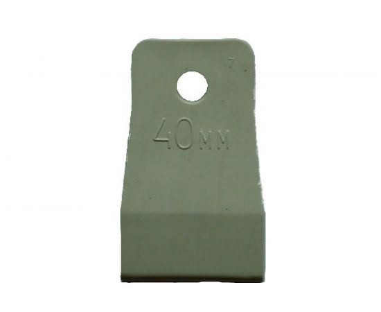 Резиновый шпатель (белый, 40 мм) Biber 35265 тов-130024 