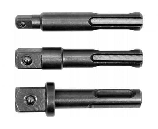 Набор адаптеров 3 шт, SDS Plus, 1/4"", 3/8"", 1/2"" YATO YT-04686 