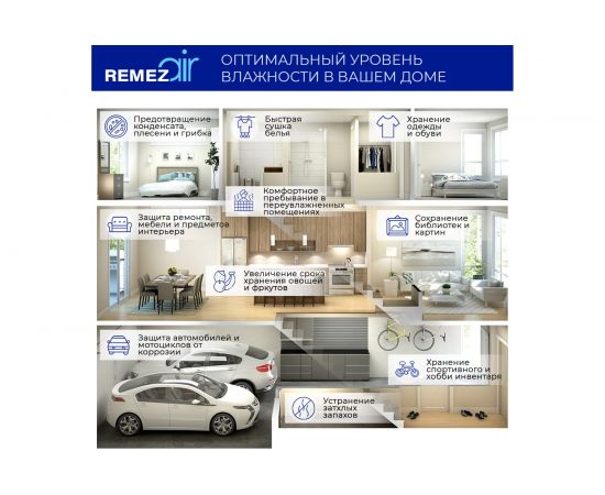 Портативный осушитель воздуха Remezair RMD-303 ЦБ-00000242 – изображение 12