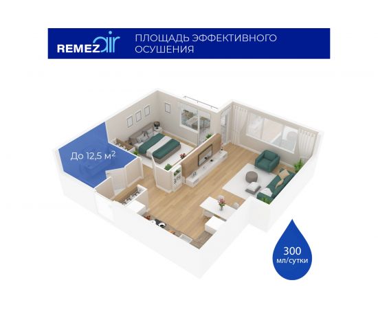 Портативный осушитель воздуха Remezair RMD-303 ЦБ-00000242 – изображение 13