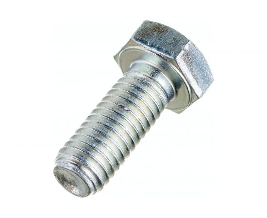 Болт Стройметиз М8х20 DIN 933, класс прочности 5.8, цинк уп. 4 шт 3011611 – изображение 2