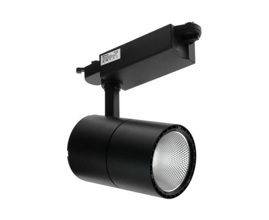Трековый светодиодный светильник на шинопровод FERON 30W, 2400 Lm, 2700К, черный, AL103 32518 – изображение 2