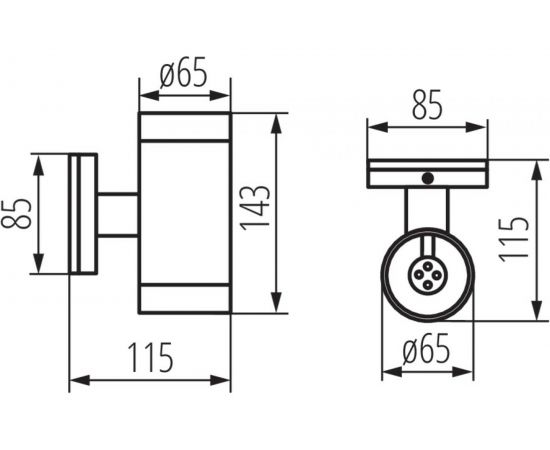 Фасадный светильник KANLUX BART EL-235 7080 – изображение 2
