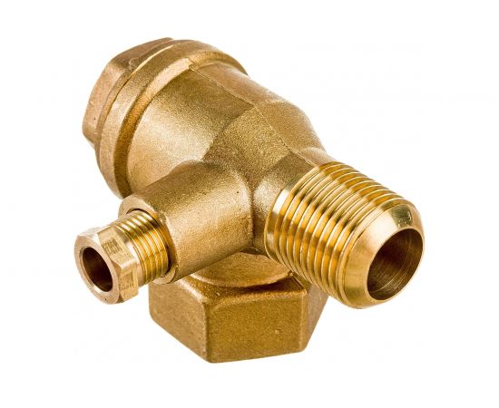 Клапан обратный для компрессора резьба внутренняя F1/2 и наружная M3/8 Pegas pneumatic 4314 – изображение 2