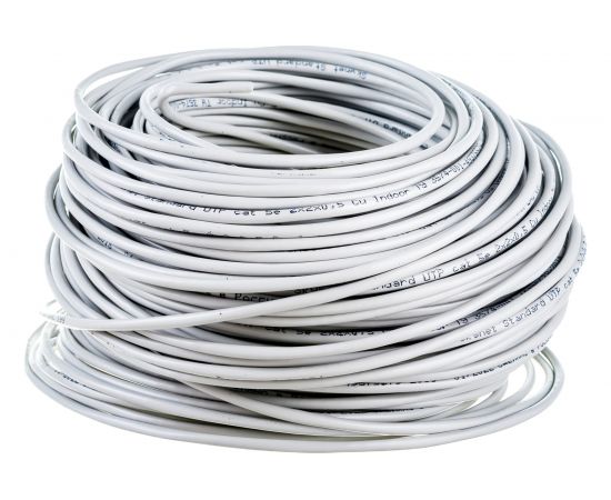 Кабель SkyNet Standart UTP indoor 2x2x0,48, медный, FLUKE TEST, кат.5e, однож., 100 м, box, серый CSS-UTP-2-CU/100 – изображение 2