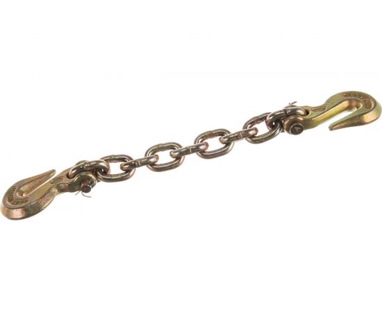 Тяговая цепь с крюками для слесарных работ WIEDERKRAFT соединитель цепей, 6 т длина 45 см WDK-0504 – изображение 2