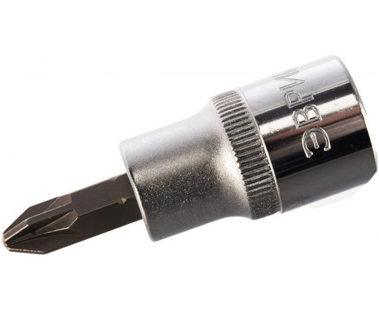 Насадка-вставка с битой Pozidrive (PZ3; 1/2""; 60 мм) ЭВРИКА ER-94701 – изображение 2