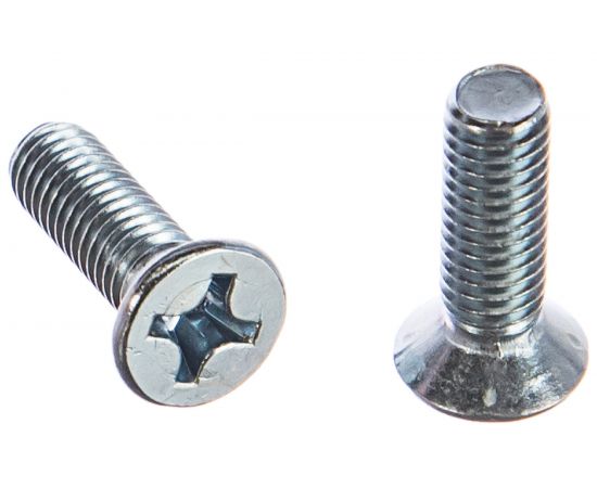 Винт Tech-Krep DIN965 с потайной головкой, оцинкованный М6х20 12 шт - пакет 103001 – изображение 2