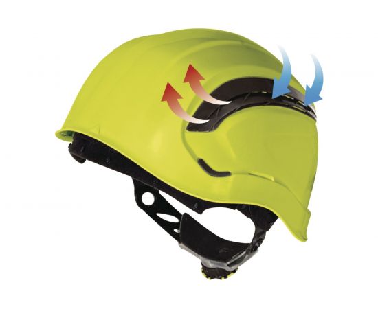 Каска Delta Plus GRANITE WIND желтая GRAWIJAFL – изображение 2