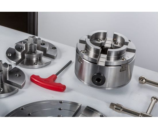 Патрон 4-х кулачковый токарный по дереву в наборе CK-4.5Z-S1 114 мм JET 59500109 – изображение 3