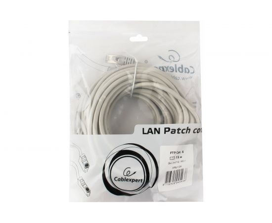 Патч-корд Cablexpert FTP PP6-15m кат.6, 15м, литой, многожильный серый PP6-15M – изображение 3