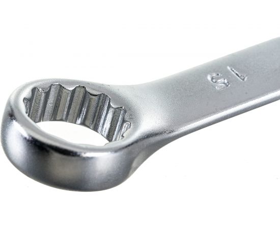 Комбинированный ключ, 15 мм, CrV, матовый хром STELS 15212 – изображение 3