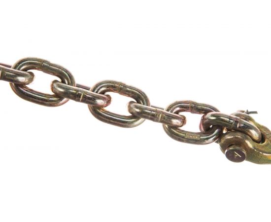 Тяговая цепь с крюками для слесарных работ WIEDERKRAFT соединитель цепей, 6 т длина 45 см WDK-0504 – изображение 4