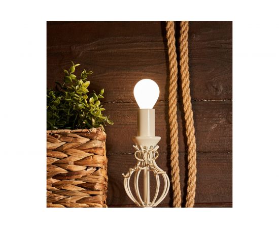 Филаментная лампа REXANT Шарик GL45 9.5 Вт 4000K E14 матовая колба 604-134 – изображение 4