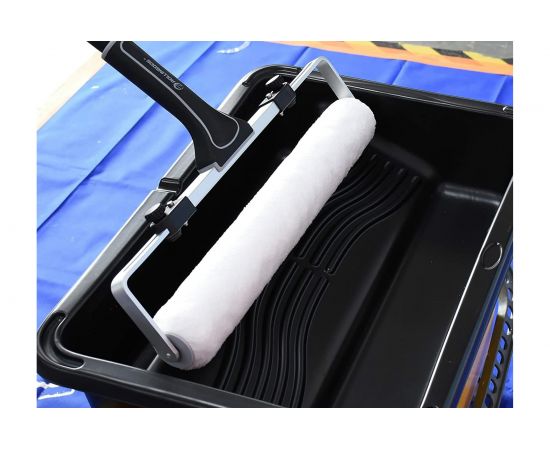 Малярный валик Rollingdog большой 450 мм, микрофибра, ворс 12,7 мм, диаметр 38 мм 00359 – изображение 4