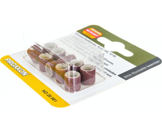 Цилиндр шлифовальный (10 шт; 10х10 мм; К150) Proxxon PR- 28981 – изображение 4