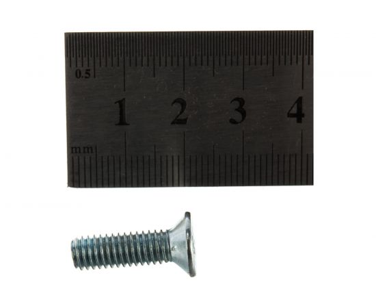 Винт Tech-Krep DIN965 с потайной головкой, оцинкованный М6х20 12 шт - пакет 103001 – изображение 5