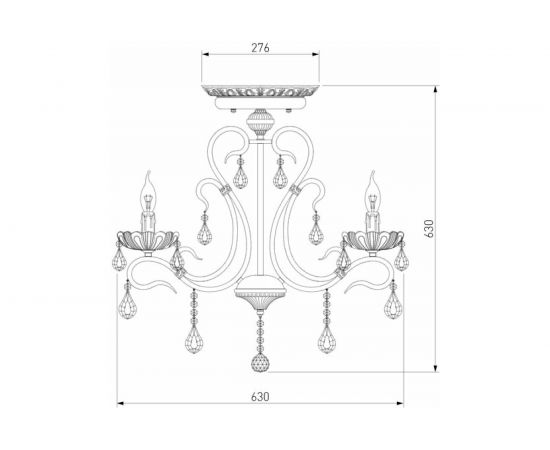 Потолочный светильник Eurosvet 12205 6 белый Strotskis 00000059678 – изображение 7