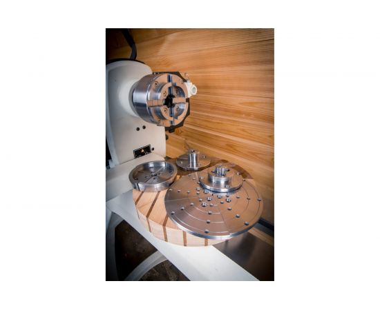 Патрон 4-х кулачковый токарный по дереву в наборе CK-4.5Z-S1 114 мм JET 59500109 – изображение 7