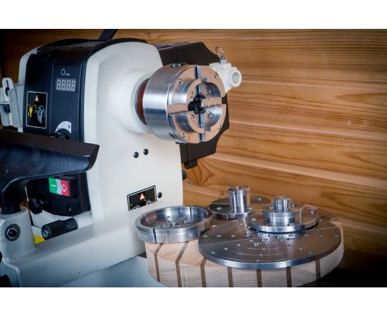 Патрон 4-х кулачковый токарный по дереву в наборе CK-4.5Z-S1 114 мм JET 59500109 – изображение 8