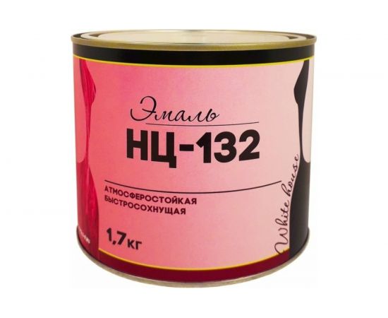 Эмаль White House НЦ-132 (коричневая; 1.7 кг) 16216 