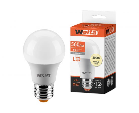 Лампа WOLTA LED 25Y55BL7E27 