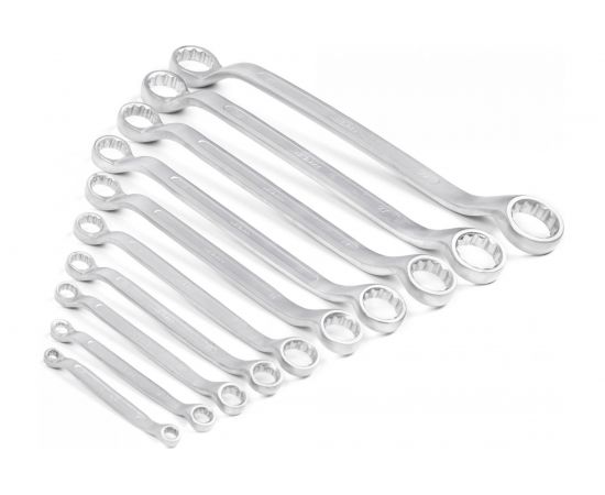 Набор накидных двусторонних ключей HORTZ 10 штук, 6-30, сат.фин.HOR 102201 