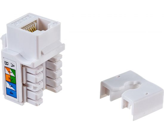 Вставка Keystone NEWMAX RJ-45, категория 5e, белый, NM-KSTU90/WH 