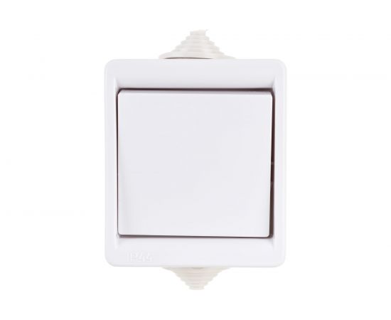 Выключатель Кунцево-Электро брызгозащищенный открытой установки одноклавишные IP44 10А А110-015 5904 