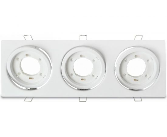 Встраиваемый светильник IN HOME GX53R-3ST-W металл под лампу GX53 230В 4690612021577 