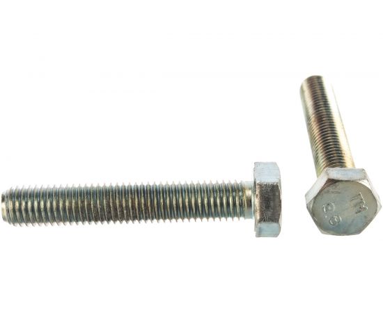 Болт Стройметиз М12х70 DIN 933, класс прочности 8.8, цинк уп. 10 шт. 3023124 