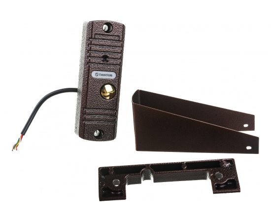 Цветная вызывная панель видеодомофона Tantos WALLE медь 